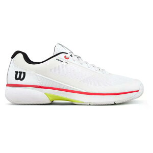 �E�B���\�� ���b�V�� ���C�g 5 �I�[���R�[�g �e�j�X�V���[�Y �i White/Black/Infrared �j | WILSON Rush Lite 5 All Court Tennis Shoes [t]