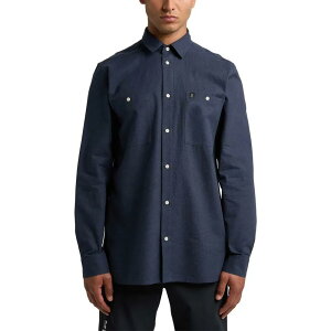 �z�O���t�X �L�����A�X �w���v �����O�X���[�u �V���c �i Tarn Blue �j | HAGLOFS Curious Hemp long sleeve shirt [t]
