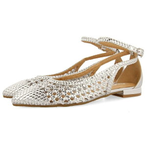 �W�I�Z�b�| �f�� �o���G�p���v�X ���f�B�[�X �i Silver �j | GIOSEPPO Dell ballet pumps Women [t]