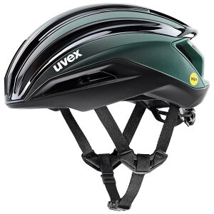 ExbNX T[W GA ~bvX wbg i Black/SageGreenMatt j | UVEX Surge Aero Mips Helmet [t]