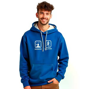 �N���X�L�X �v���u���� �\�����[�V���� ���� �c�[�J���[ �p�[�J�[ �i RoyalBlue/White �j | KRUSKIS Problem Solution Run Two-Colour Hoodie [t]
