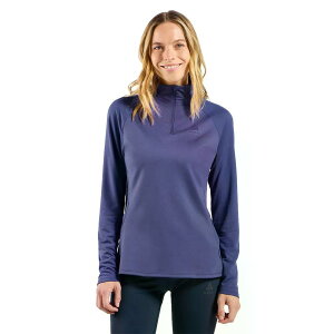 �I�h�� �G�b�Z���V���� �Z���~�E�H�[�� �n�[�t�W�b�v �X�E�F�b�g�V���c �i SkipperBlue �j | ODLO Essential Ceramiwarm half zip sweatshirt [t]