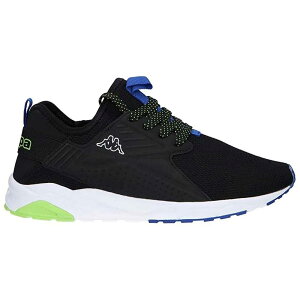 Jbp T vGg [X WjA Xj[J[ i Black / Green / Blue j | KAPPA San Puerto Lace Junior trainers [t]