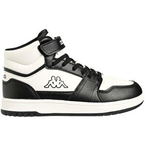 �J�b�p ���i�� �~�b�h EV �W���j�A �X�j�[�J�[ �i White / Black �j | KAPPA Rernal Mid EV Junior trainers [t]