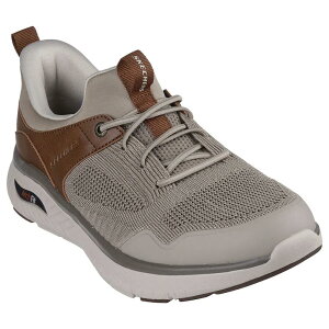 �X�P�b�`���[�Y �A�[�` �t�B�b�g �N���b�T�[ �X�j�[�J�[ �i Taupe Brown Knit / Synthetic �j | SKECHERS Arch Fit Crosser trainers [t]