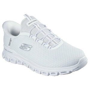 �X�P�b�`���[�Y �O���C�h �X�e�b�v �X���b�v�I�� �V���[�Y �i White Mesh / Pu �j | SKECHERS Glide Step slip-on shoes [t]