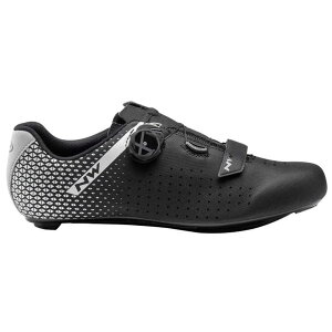 �m�[�X�E�F�[�u �R�A �v���X 2 ���[�h �V���[�Y �i Black/Silver �j | NORTHWAVE Core Plus 2 Road Shoes [t]
