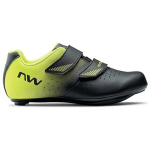 �m�[�X�E�F�[�u �R�A �W���j�A ���[�h �V���[�Y �i Black/FluorYellow �j | NORTHWAVE Core Junior Road Shoes [t]