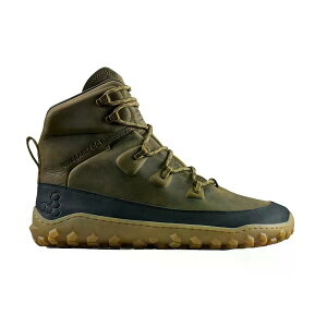 �r�{�x�A�t�b�g �g���b�J�[ ���U�[ AT �x�A�t�b�g �n�C�L���O�u�[�c �i DarkOlive �j | VIVOBAREFOOT Tracker Leather AT Barefoot Hiking Boots [t]