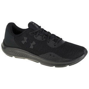 A_[ A[}[ `[Wh pV[g 3 jO V[Y i Black/Black j | UNDER ARMOUR Charged Pursuit 3 running shoes [t]