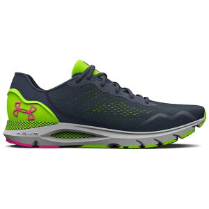 A_[ A[}[ zo[ \jbN 6 jO V[Y i DownpourGray/LimeSurge/RebelPink j | UNDER ARMOUR HOVR Sonic 6 running shoes [t]
