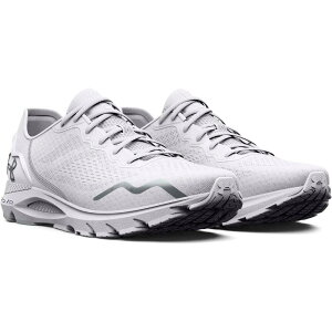 A_[ A[}[ zo[ \jbN 6 jO V[Y i White/White/MetallicSilver j | UNDER ARMOUR HOVR Sonic 6 running shoes [t]