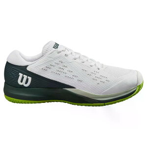 �E�B���\�� ���b�V�� �v�� �G�[�X �I�[���R�[�g �e�j�X�V���[�Y �i White/PonderosaPine/JasmineGreen �j | WILSON Rush Pro Ace All Court Tennis Shoes [t]