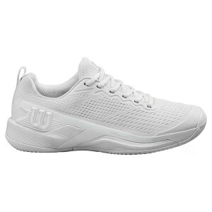 �E�B���\�� ���b�V�� �v�� 4.5 �I�[���R�[�g �e�j�X�V���[�Y �i White/White/Black �j | WILSON Rush Pro 4.5 All Court Tennis Shoes [t]