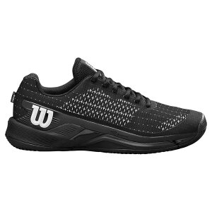 �E�B���\�� ���b�V�� �v�� �G�N�X�g�� �f���[�e�B�[ �I�[���R�[�g �e�j�X�V���[�Y �i Black/Black/White �j | WILSON Rush Pro Extra Duty All Court Tennis Shoes [t]