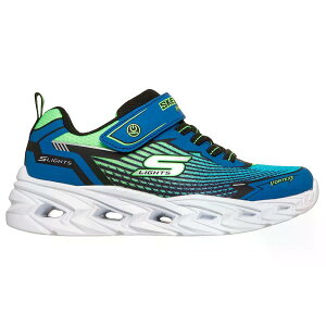 �X�P�b�`���[�Y �{���e�b�N�X 3.0 �W���j�A �X�j�[�J�[ �i Black&BlueSynthetic/Textile/LimeTrim �j | SKECHERS Vortex 3.0 Junior Sneakers [t]