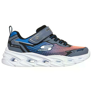 �X�P�b�`���[�Y �{���e�b�N�X 3.0 �W���j�A �X�j�[�J�[ �i Black&BlueSynthetic/Textile/OrangeTrim �j | SKECHERS Vortex 3.0 Junior Sneakers [t]