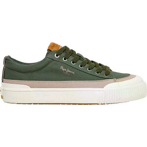 �y�y �W�[���Y �x�� �E�H�b�V�� �X�j�[�J�[ �i ArmyGreen �j | PEPE JEANS Ben Wash trainers [t]