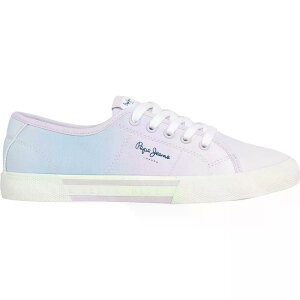 �y�y �W�[���Y �u���C�f�B �J���[�Y �X�j�[�J�[ ���f�B�[�X �i MauvePurple �j | PEPE JEANS Brady Colors trainers [t]