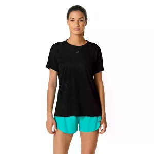 �A�V�b�N�X ���^���� �V���[�g�X���[�u T�V���c ���f�B�[�X �i PerformanceBlack �j | ASICS Metarun short sleeve T-shirt Woman [t]