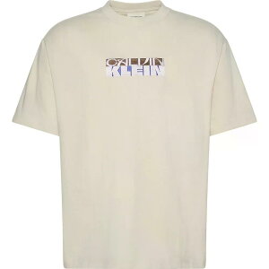 �J���o�� �N���C�� �W�[���Y LV04RD808G �V���[�g�X���[�u T�V���c �i BoneWhite �j | CALVIN KLEIN JEANS LV04RD808G short sleeve T-shirt [t]