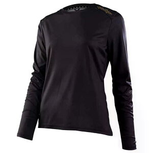 �g���C���[ �f�U�C���Y �����E�� �����O�X���[�u MTB �W���[�W �E�[�}�� �i Black �j | TROY LEE DESIGNS Lilium Long Sleeve MTB Jersey woman [t]