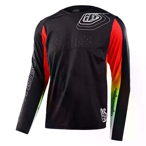 �g���C���[ �f�U�C���Y �X�v�����g �����O�X���[�u MTB �W���[�W �i RichterBlack �j | TROY LEE DESIGNS Sprint Long Sleeve MTB Jersey [t]