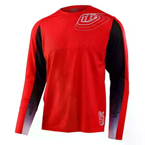 �g���C���[ �f�U�C���Y �X�v�����g �����O�X���[�u MTB �W���[�W �i RichterRaceRed �j | TROY LEE DESIGNS Sprint Long Sleeve MTB Jersey [t]