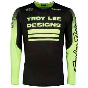 �g���C���[ �f�U�C���Y �X�v�����g �����O�X���[�u MTB �W���[�W �i SegmentBlack �j | TROY LEE DESIGNS Sprint Long Sleeve MTB Jersey [t]