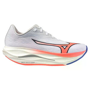 �~�Y�m �E�G�[�u ���x���I�� �t���b�V�� 3 �����j���O�V���[�Y �i White/StrikingCoral/IrisBloo �j | MIZUNO Wave Rebellion Flash 3 running shoes [t]
