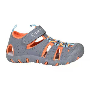 ���[�c�F �s�J �T���_�� �W���j�A �i Anthracite/Orange �j | LHOTSE Pika Sandal Junior [t]