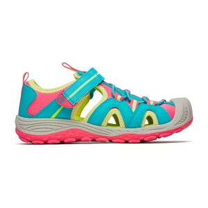 ������ �n�C�h�� 2 �T���_�� �K�[���Y �i Turqoise/Coral �j | MERRELL Hydro 2 Sandal Girls [t]