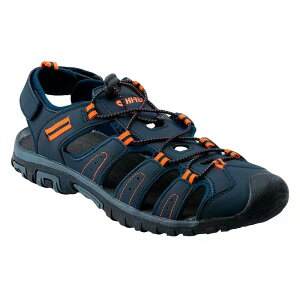 �n�C�e�b�N �e�B�I�� �T���_�� �i Navy/DarkGrey/Orange �j | HI-TEC Tiore Sandals [t]
