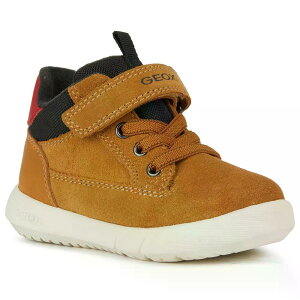 �W�F�I�b�N�X �n�C���[ �L�b�Y �X�j�[�J�[ �i Curry/Black �j | GEOX Hyroo Kids trainers [t]