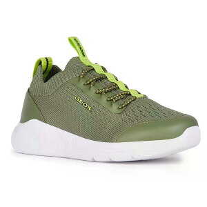 �W�F�I�b�N�X �X�v�����e�B�G �L�b�Y �X�j�[�J�[ �i ArmyGreen/LightGreen �j | GEOX Sprintye Kids trainers [t]