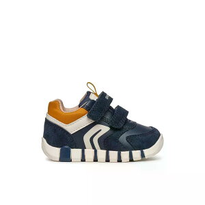 �W�F�I�b�N�X B �C�E�s�h�D D �x�r�[ �X�j�[�J�[ �i Navy/Curry �j | GEOX B Iupidoo D baby trainers [t]