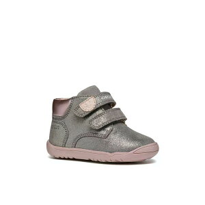 �W�F�I�b�N�X B �}�b�L�A C �x�r�[ �X�j�[�J�[ �i Grey/Pink �j | GEOX B Macchia C baby trainers [t]