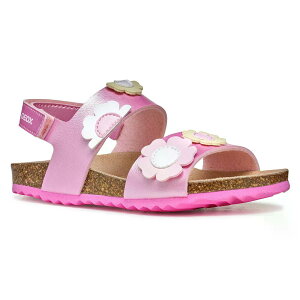 �W�F�I�b�N�X �A�h���G�� �L�b�Y �T���_�� �i DarkPink/LightYellow �j | GEOX Adriel Kids sandals [t]