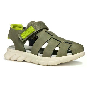 GEOX Airadyum Bo �T���_�� �i Military/Lime �j [t]