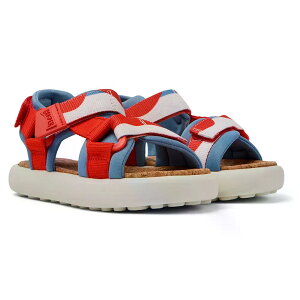 �J���y�[�� �y���[�^�X �t���[�^ �W���j�A �T���_�� �i RedBlue �j | CAMPER Pelotas Flota Junior Sandal [t]