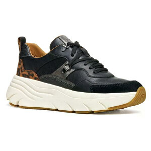 �W�F�I�b�N�X �f�B�A�}���^ �X�j�[�J�[ �K�[���Y �i Black/Cognac �j | GEOX Diamanta sneakers Girls [t]