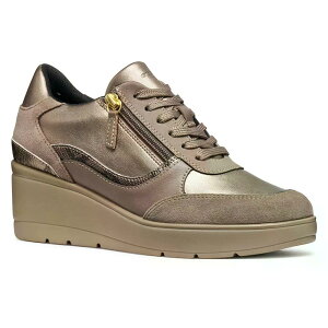 �W�F�I�b�N�X �C���f ���[�X���X �X�j�[�J�[ �E�[�}�� �i Taupe �j | GEOX Ilde Laceless sneakers woman [t]