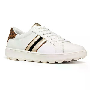 �W�F�I�b�N�X �X�t�F���J �G�L���[�u-1 �X�j�[�J�[ �E�[�}�� �i White/Cognac �j | GEOX Spherica Ecub-1 sneakers woman [t]