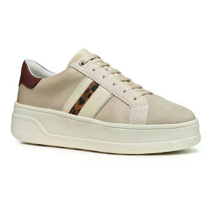 �W�F�I�b�N�X �X�t�F���J �G�L���[�u-2 �X�j�[�J�[ �E�[�}�� �i Beige/DarkRed �j | GEOX Spherica Ecub-2 sneakers woman [t]
