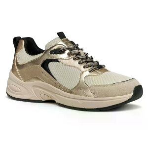 �W�F�I�b�N�X �U�����B�A �X�j�[�J�[ �E�[�}�� �i Papyrus/LightGold �j | GEOX Zarvia sneakers woman [t]