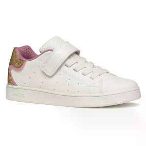�W�F�I�b�N�X �G�N���[�p�[ A �X�j�[�J�[ �K�[���Y �i White/Pink �j | GEOX Eclyper A sneakers Girls [t]