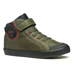 �W�F�I�b�N�X �W�X�� C �X�j�[�J�[ �{�[�C�Y �i DarkGreen/Black �j | GEOX Gisli C sneakers Boys [t]