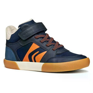 �W�F�I�b�N�X �W�X�� �X�j�[�J�[ �{�[�C�Y �i Navy/DarkOrange �j | GEOX Gisli sneakers Boys [t]