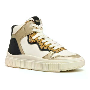 �W�F�I�b�N�X ���N�C�j�[ �X�j�[�J�[ �K�[���Y �i LightIvory/Platinum �j | GEOX Laquinny sneakers Girls [t]