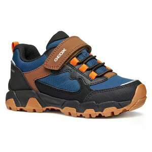 �W�F�I�b�N�X �}�O�l�^�[ ABX ���[�X���X �X�j�[�J�[ �{�[�C�Y �i Navy/Brown �j | GEOX Magnetar ABX Laceless sneakers Boys [t]